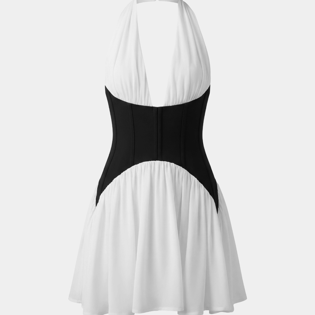 The Halter Corset Mini Dress The Halter Corset Mini Dress