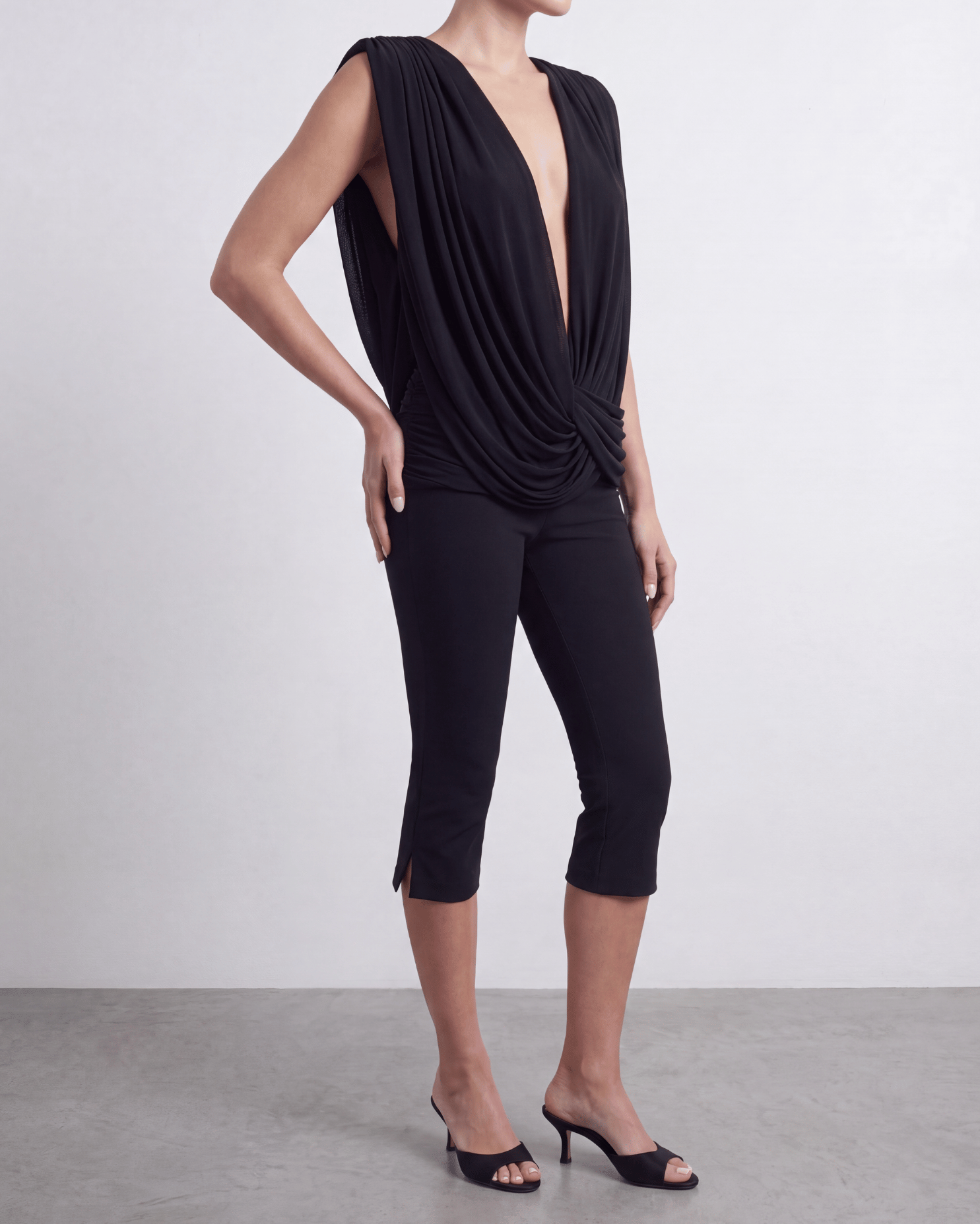 The Plunge Drape Top