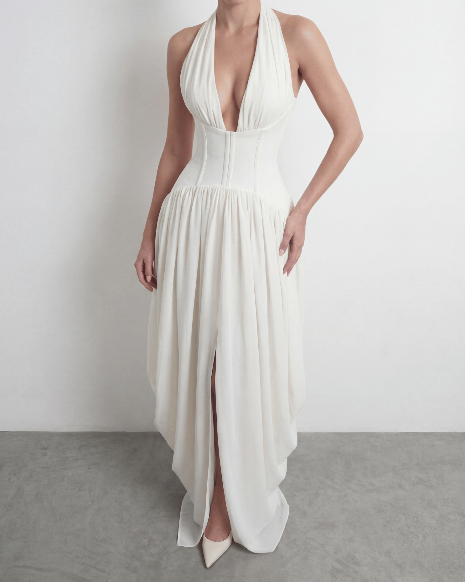 The Halter Corset Gown