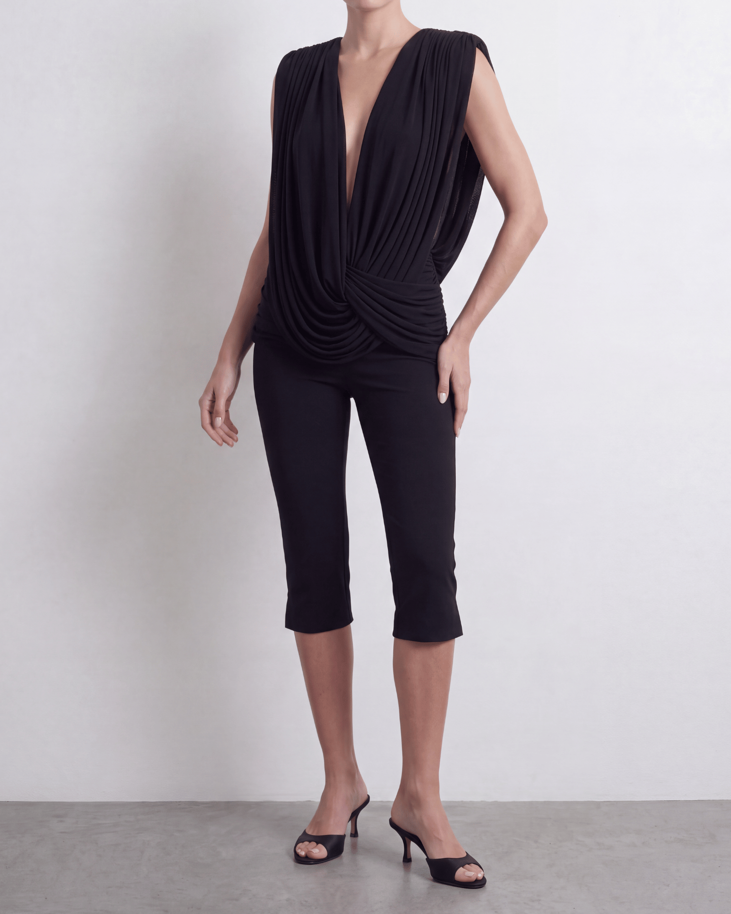 The Plunge Drape Top