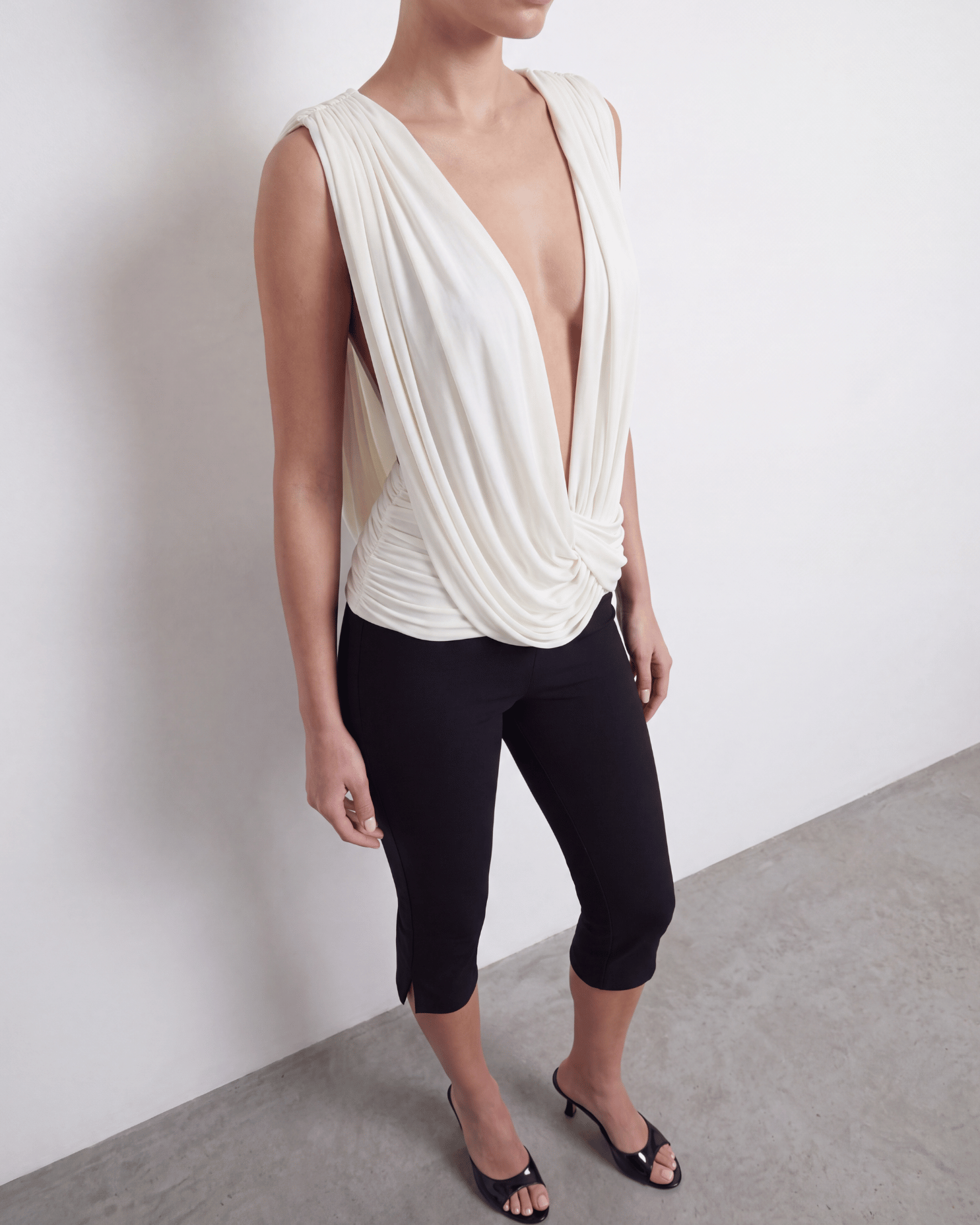 The Plunge Drape Top