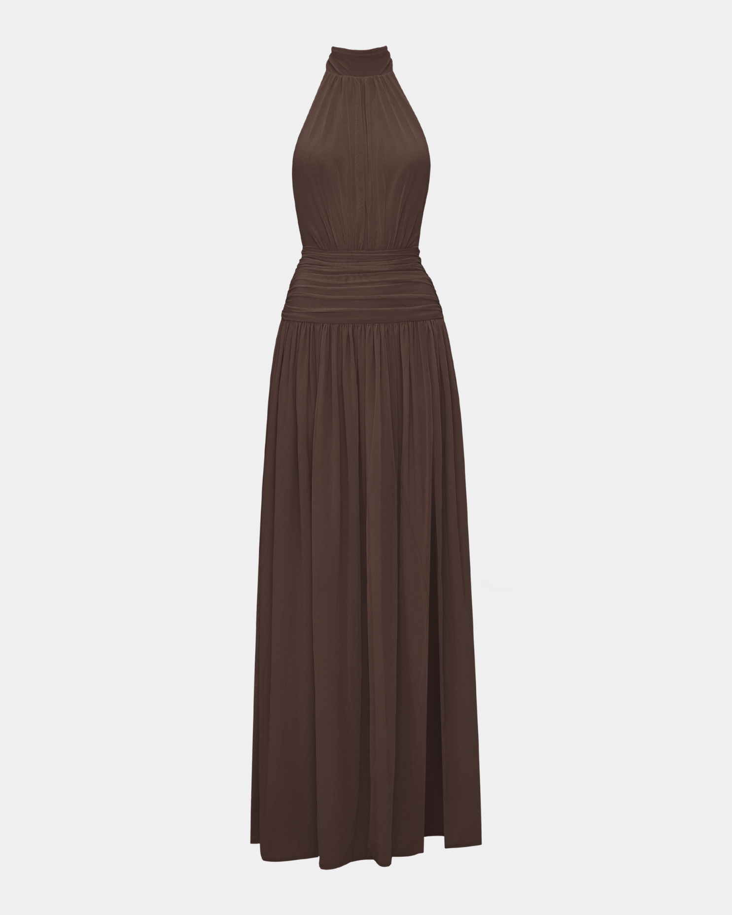 The Halter Slit Gown