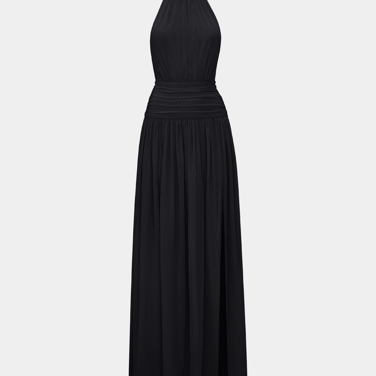 halter neck long dress The Halter Slit Gown