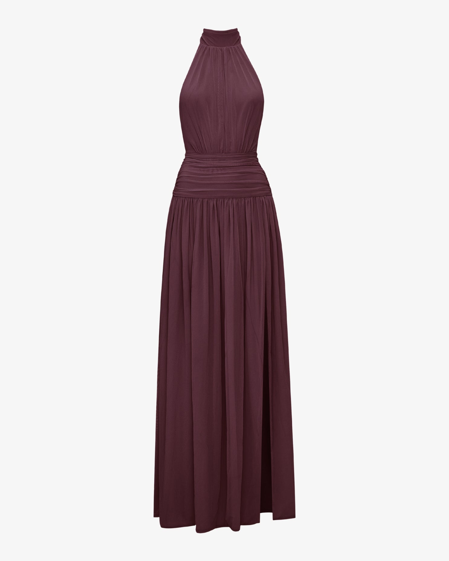 The Halter Slit Gown