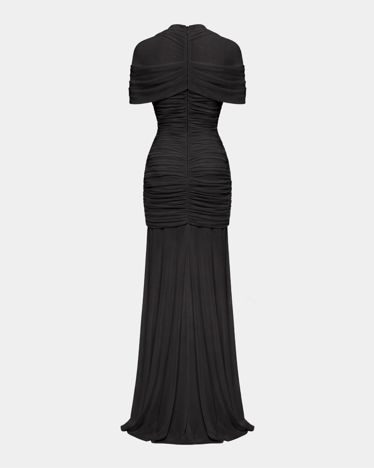 The Draped Shoulder Gown