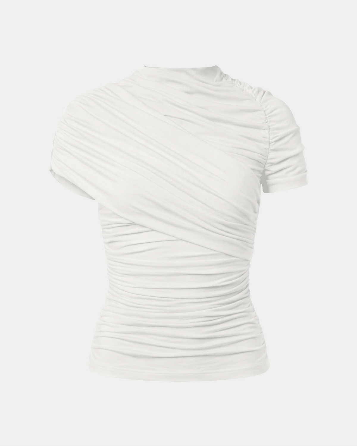 The Draped Shoulder Tee