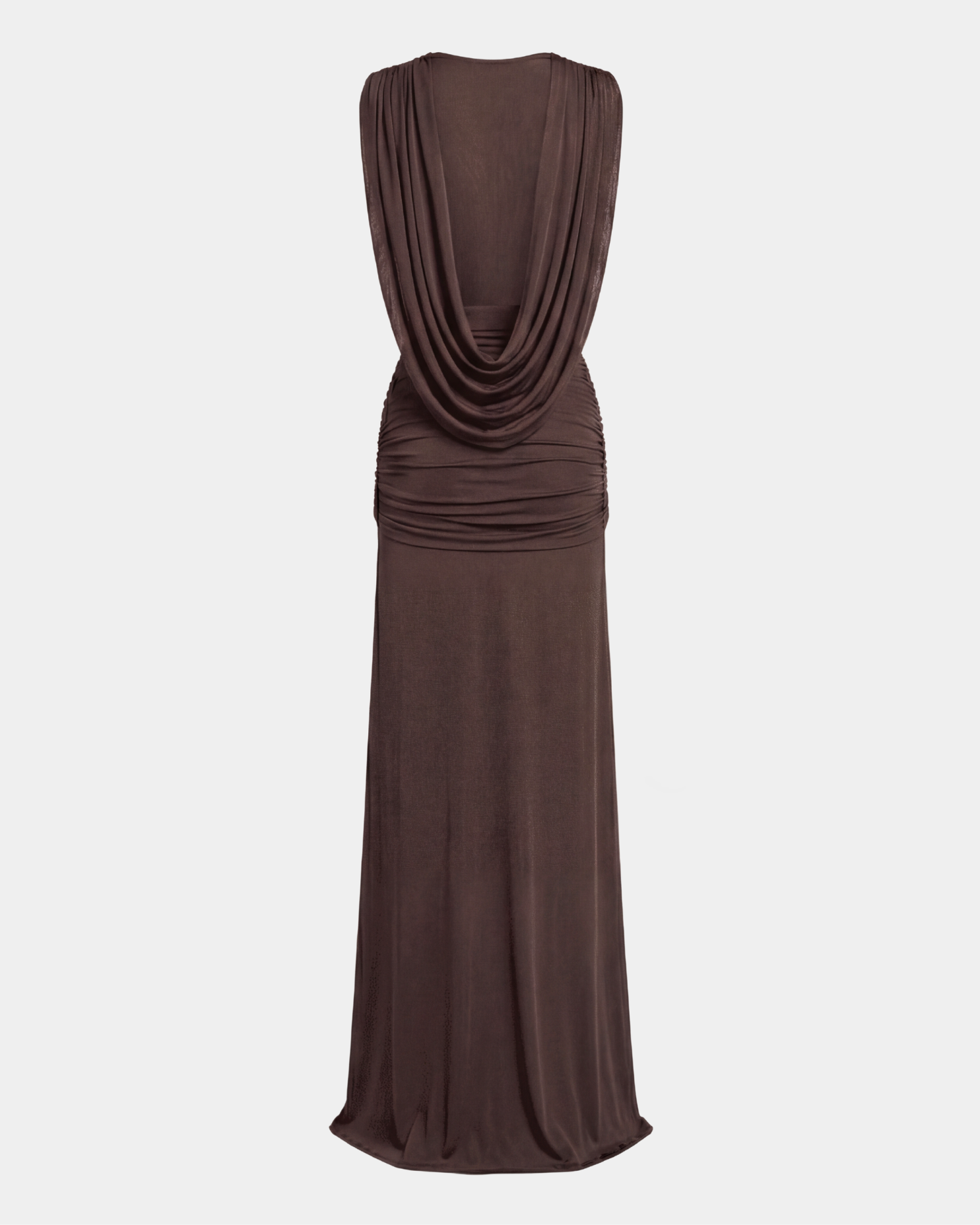 The Plunge Drape Gown