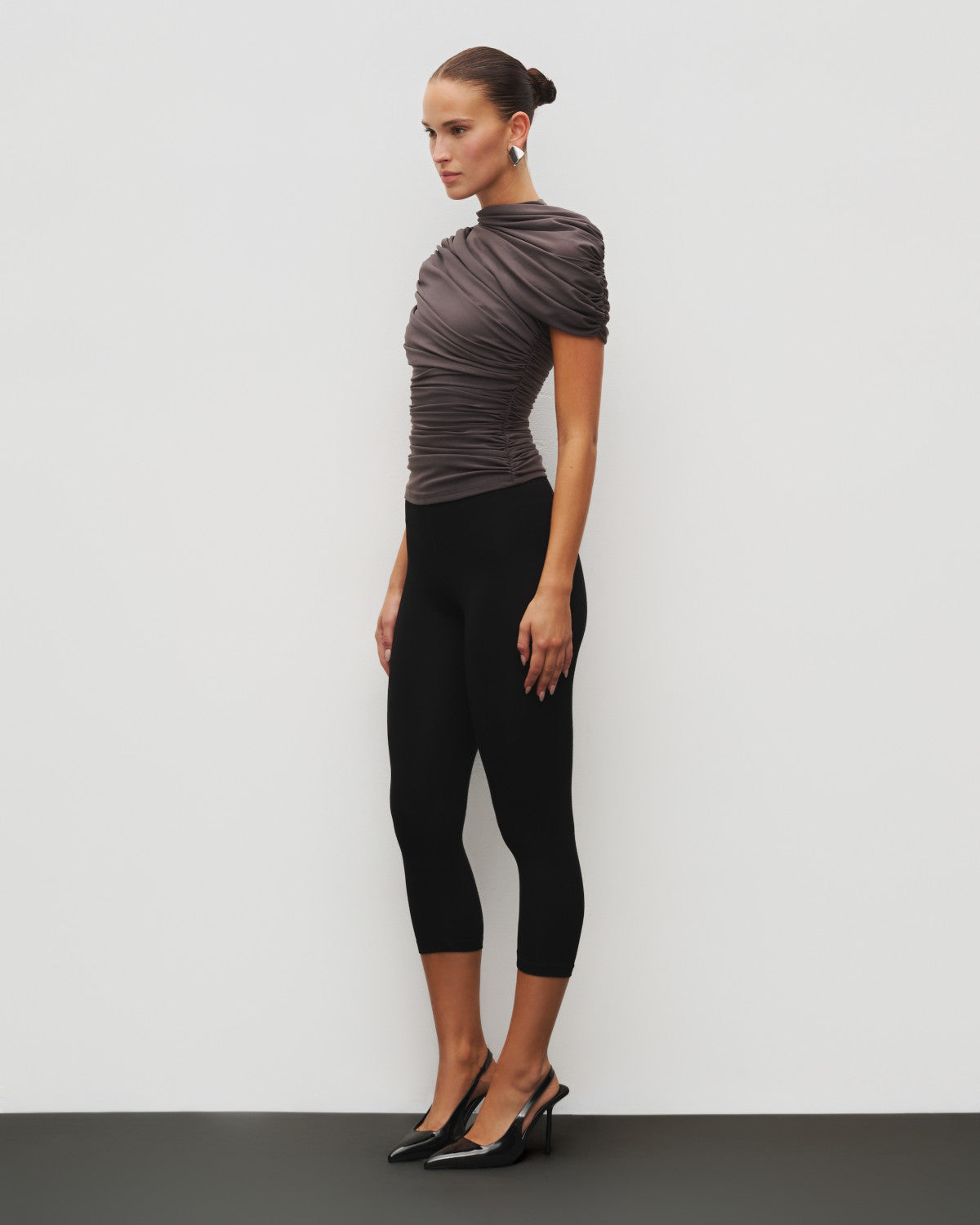 The Draped Shoulder Top - HEIRESS BEVERLY HILLS