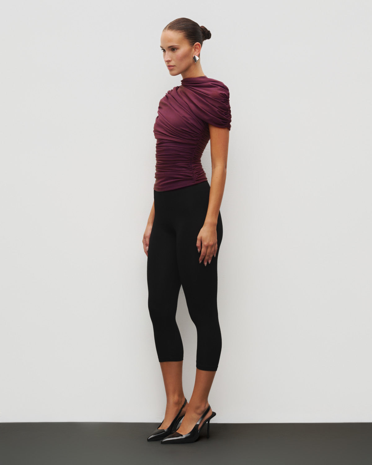 The Draped Shoulder Top