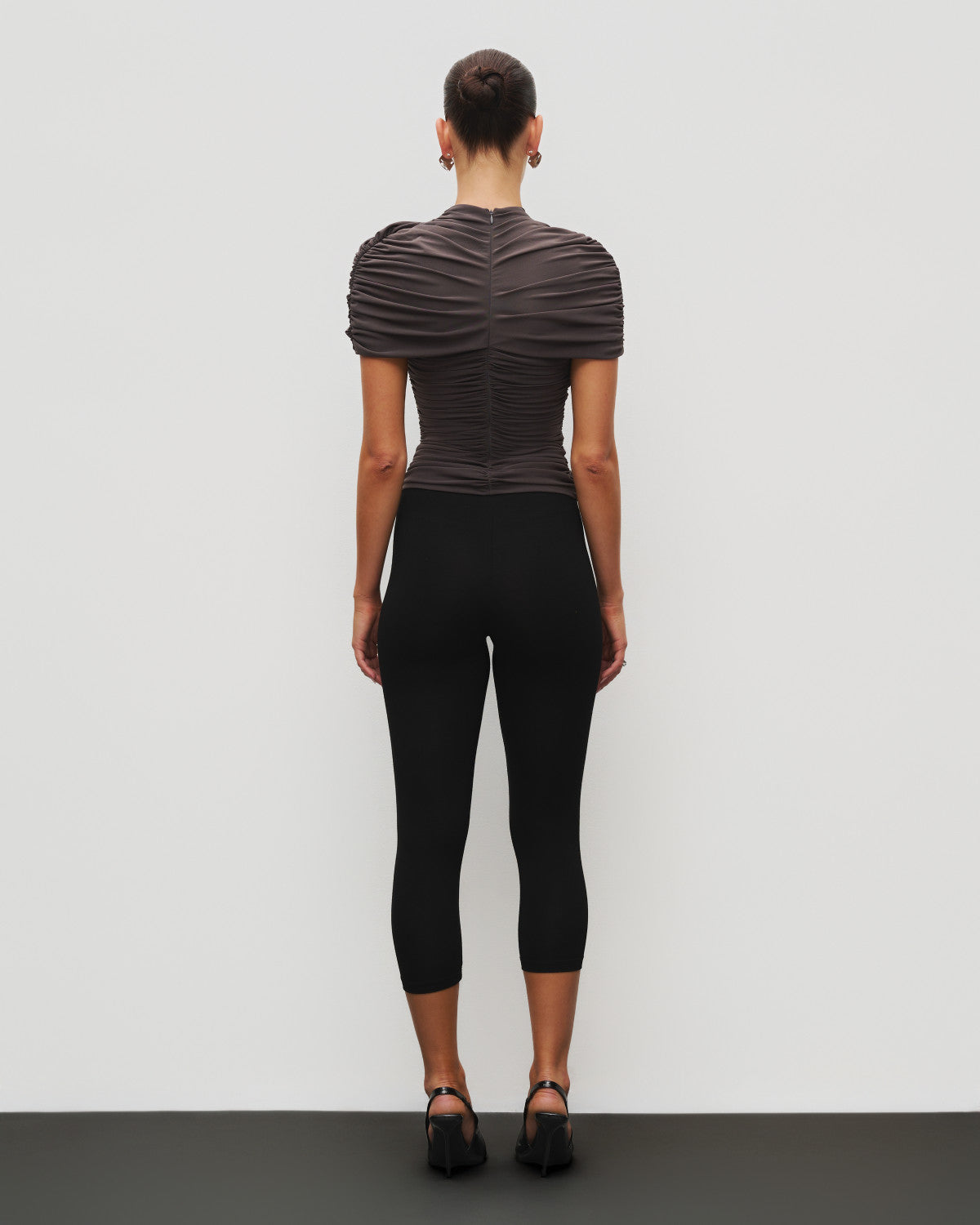 The Draped Shoulder Top