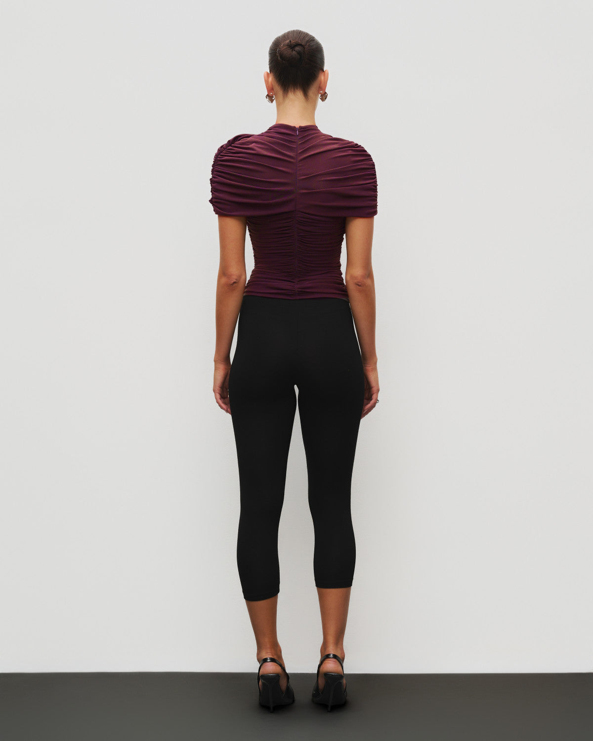 The Draped Shoulder Top