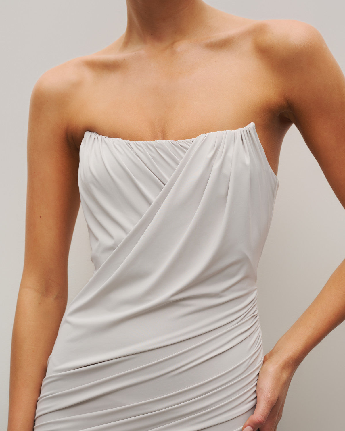 The Gathered Mini Dress