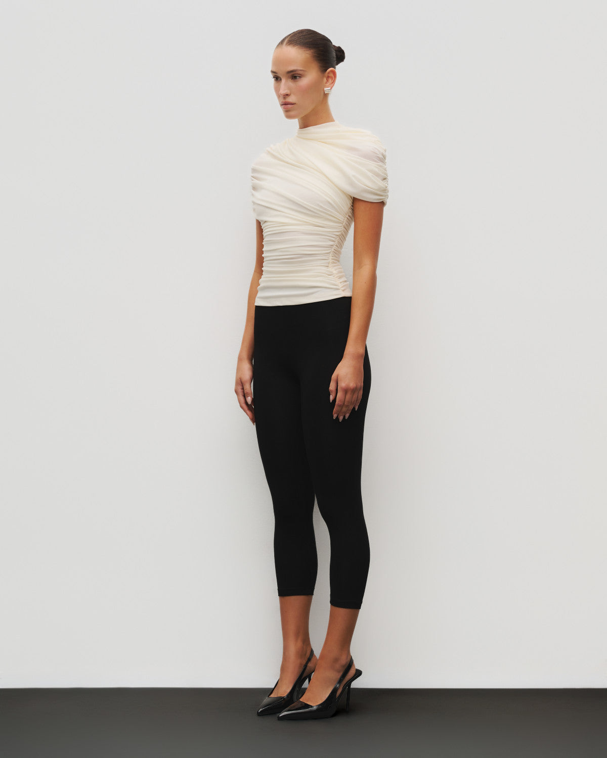 The Draped Shoulder Top - HEIRESS BEVERLY HILLS