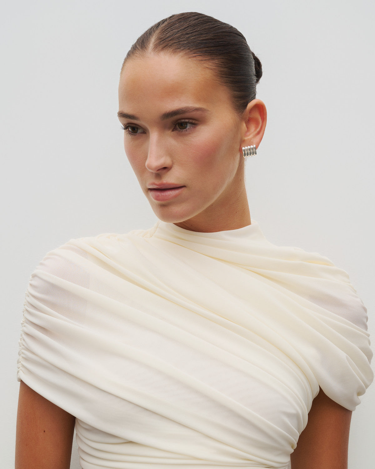 The Draped Shoulder Top - HEIRESS BEVERLY HILLS