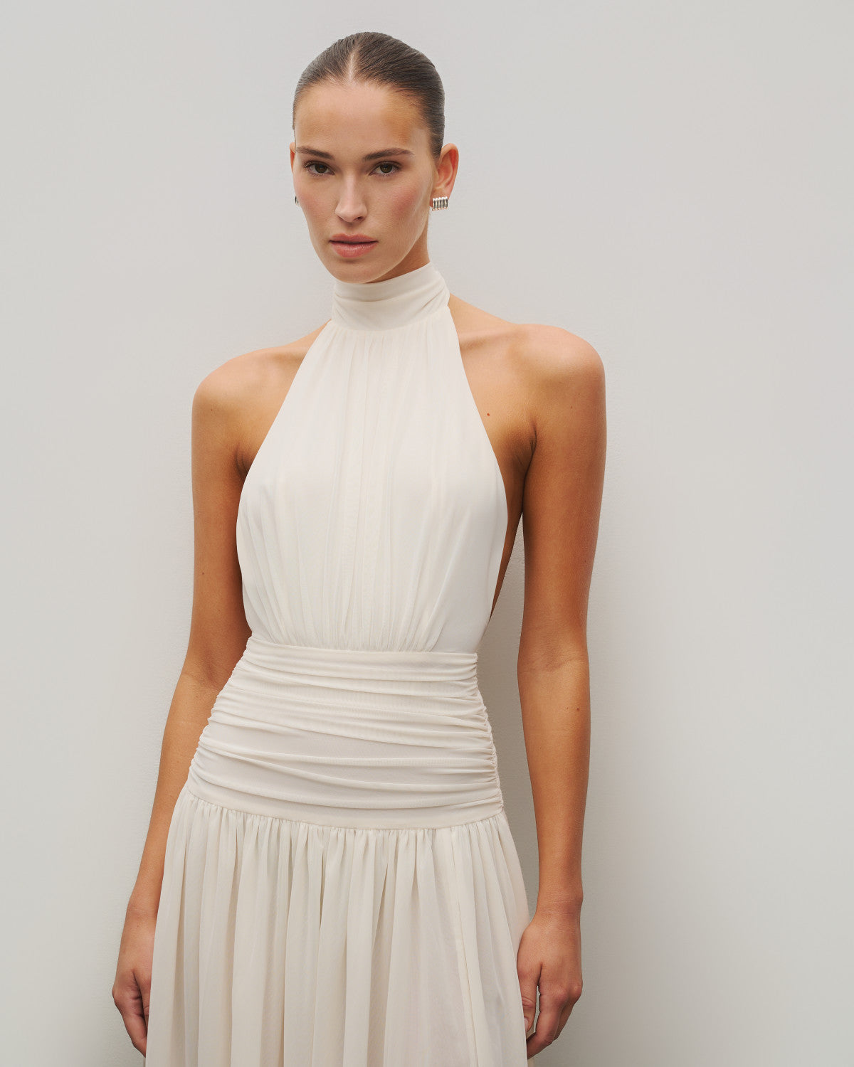 The Halter Slit Gown