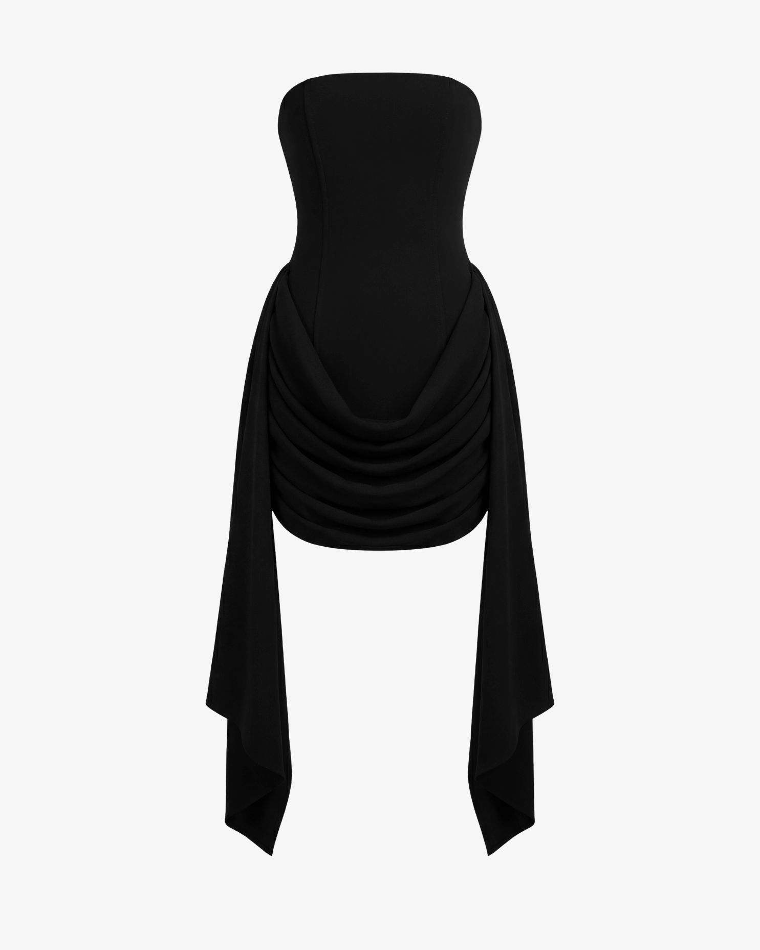The Corset Drape Mini Dress