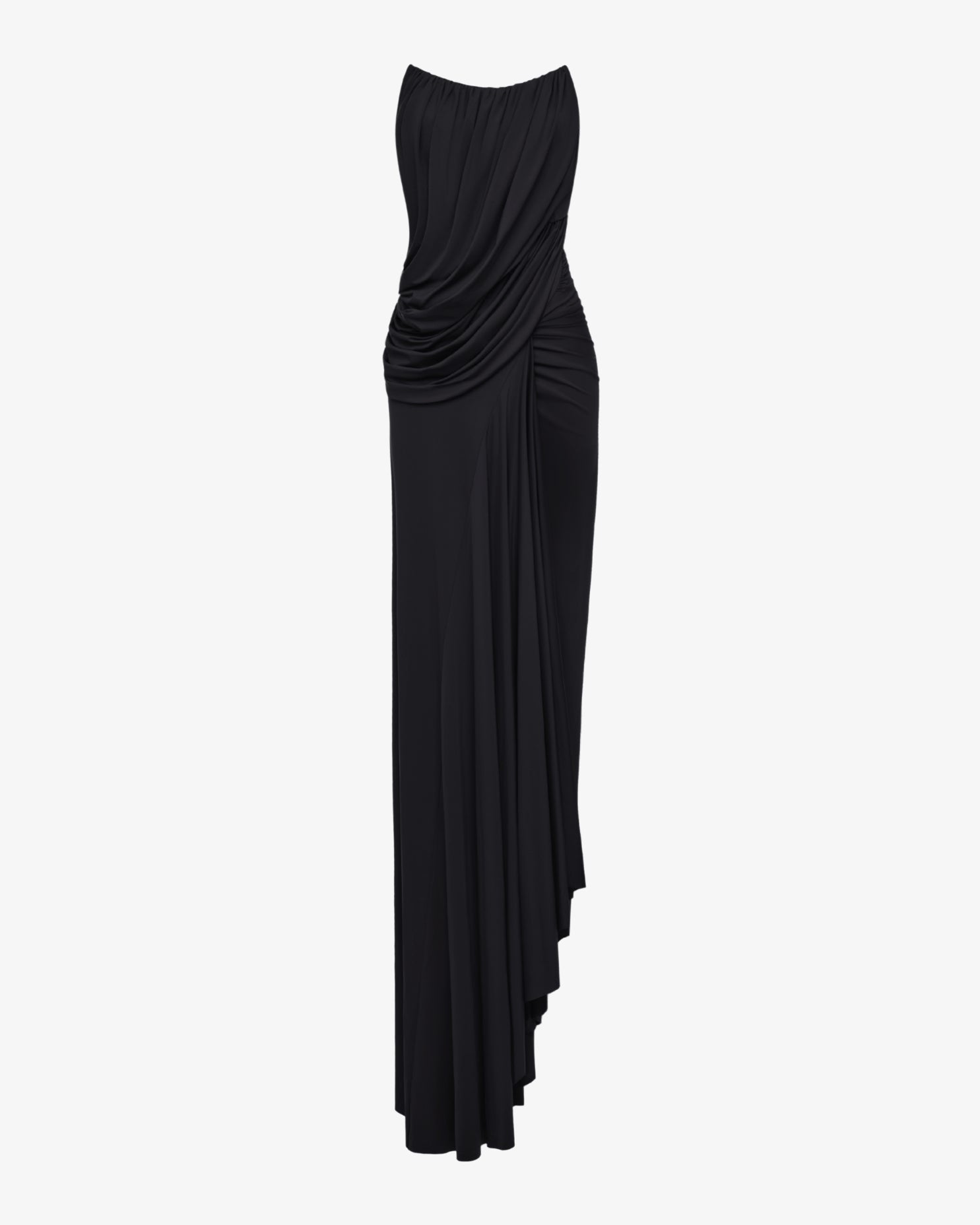 The Gathered Drape Gown