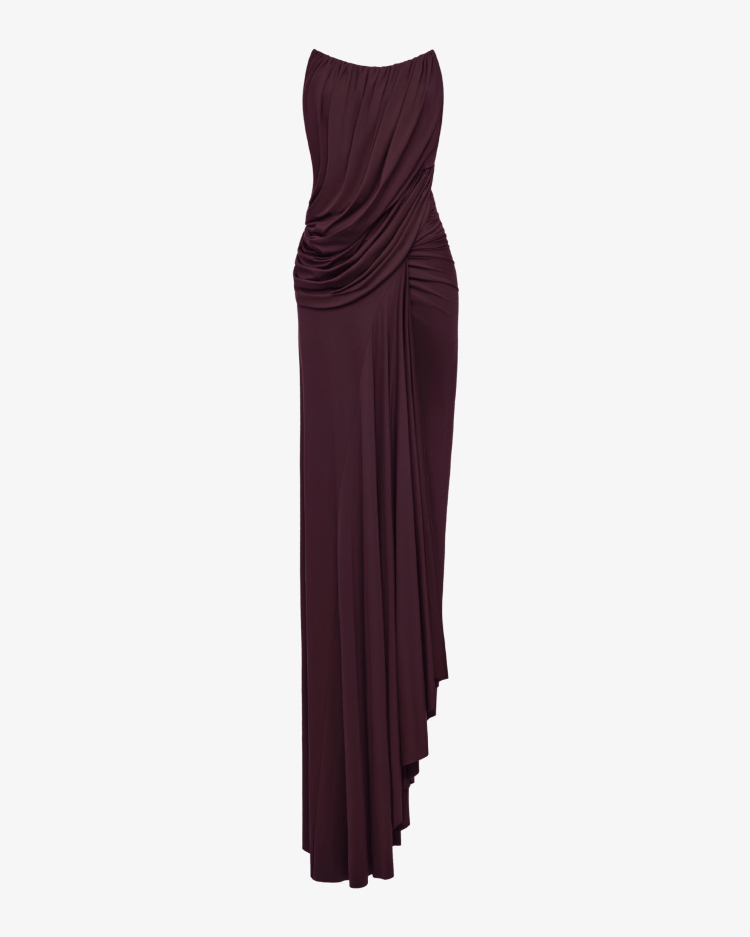 The Gathered Drape Gown