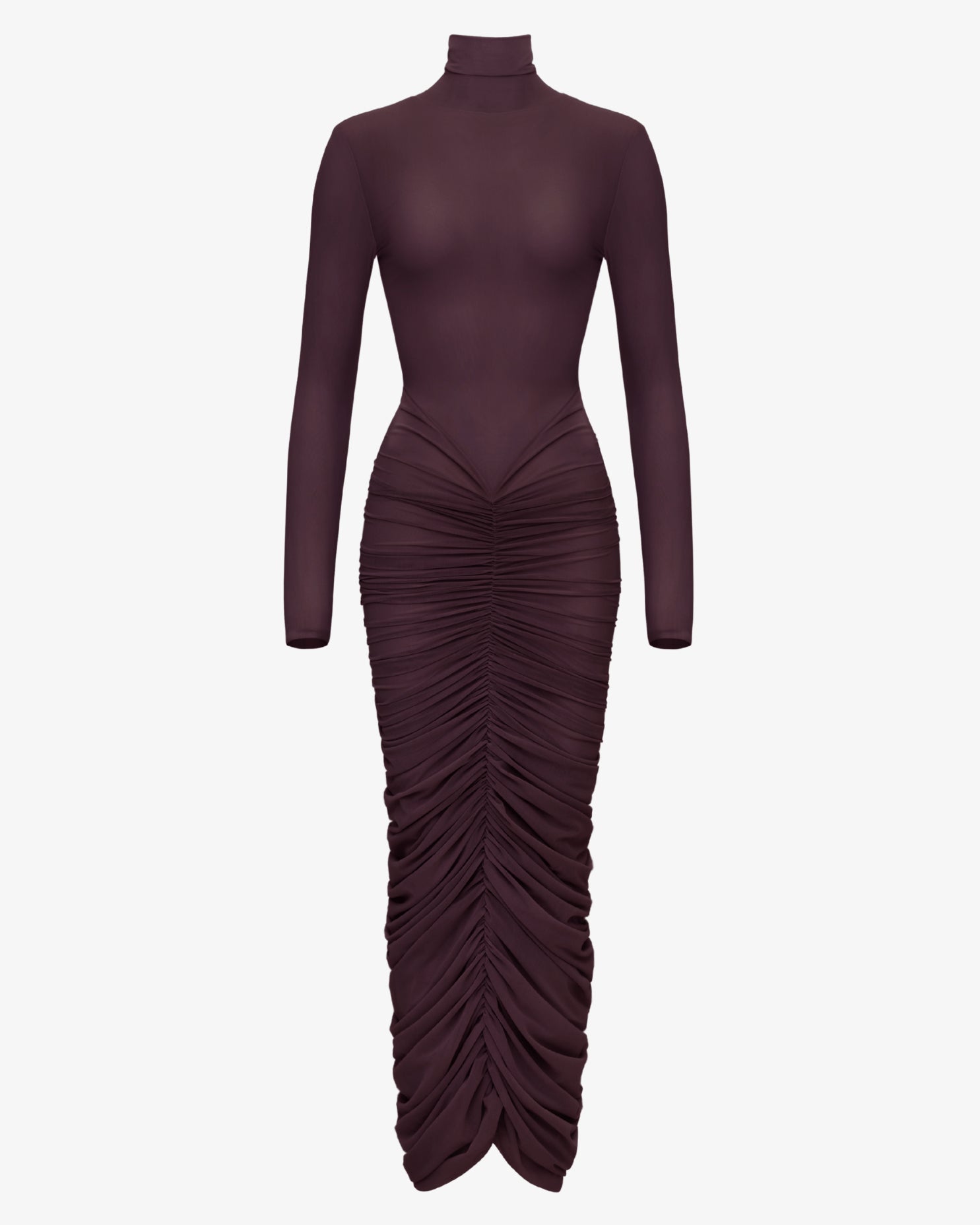 The Ruched Maxi Dress