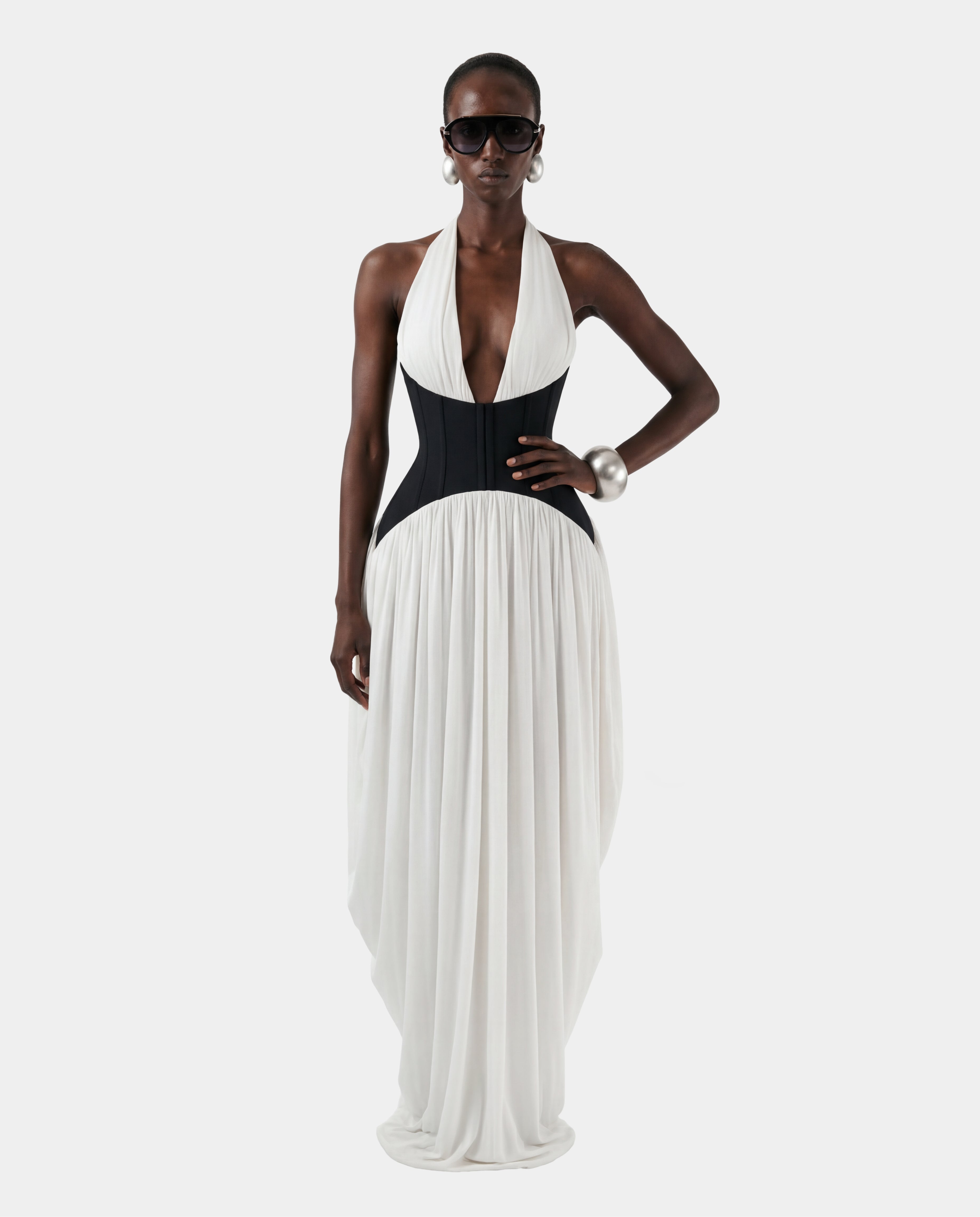 The Halter Corset Gown