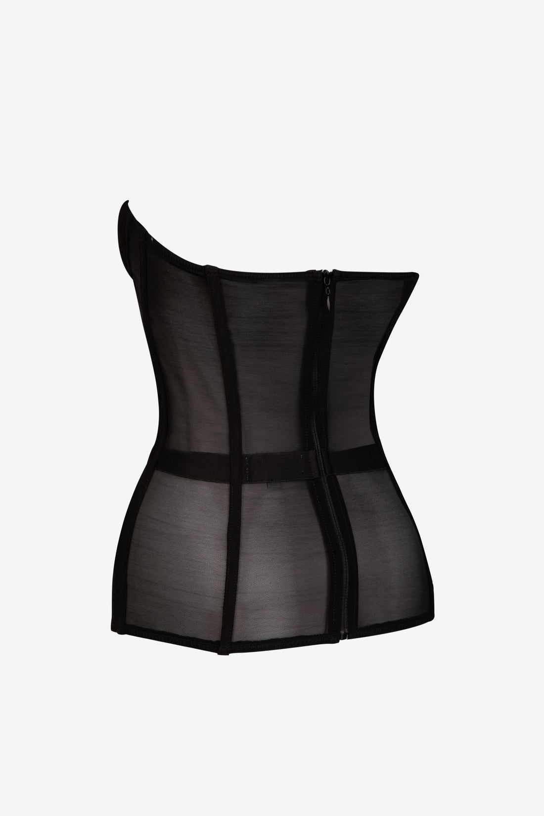 Strapless Black Mesh Corset Belt, Sexy Bustiers off Shoulder Crop Top,  Transparent Tightlacing for Woman, Plus Size Waist Training Corset -   Canada